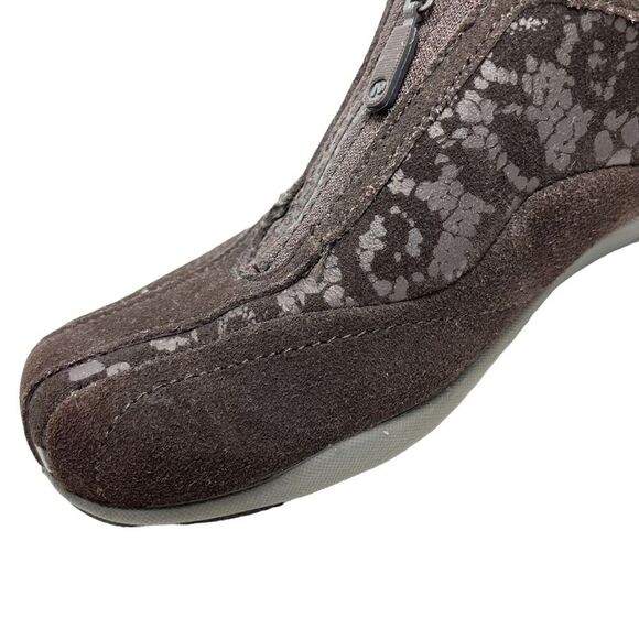 MERRELL AIR CUSHION Espresso Genuine Leather Loafers Casual Sneakers sz 7.5 - Picture 11 of 16